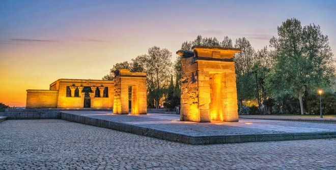 Relajarse en Madrid visitando el Templo de Debod