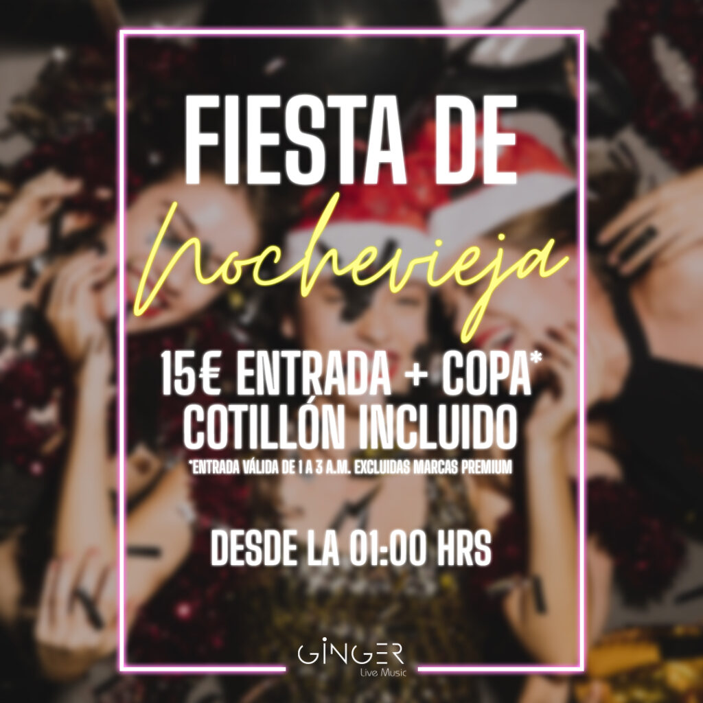 Nochevieja Sala Ginger 2025